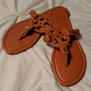 Authentic Tory Burch Brown Sandals